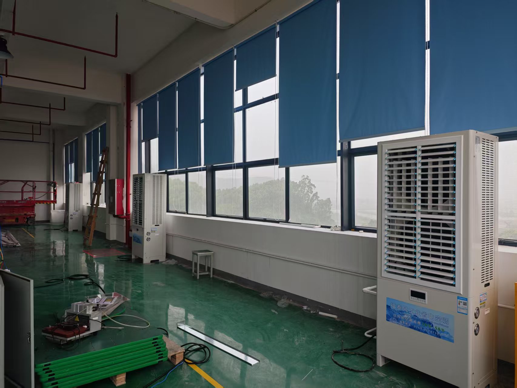 印刷車(chē)間降溫工業(yè)省電空調(diào)案例